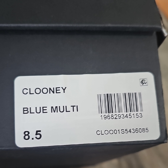 Betsey Johnson Blue and Green Embellished Zebra-Accent Heels - Picture 12 of 12